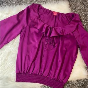 Sunny Leigh ruffled blouse